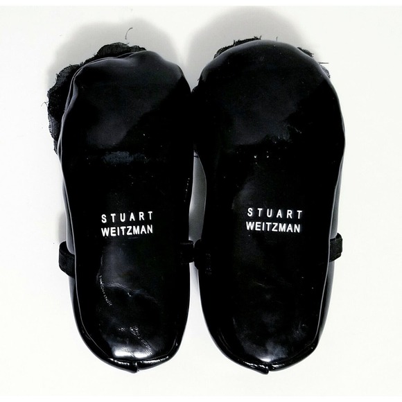 GIRL'S STUART WEITZMAN INFANT BABY BUD PATENT FLOWER MARYJANE SHOES UK-2 US-3 - Picture 5 of 8